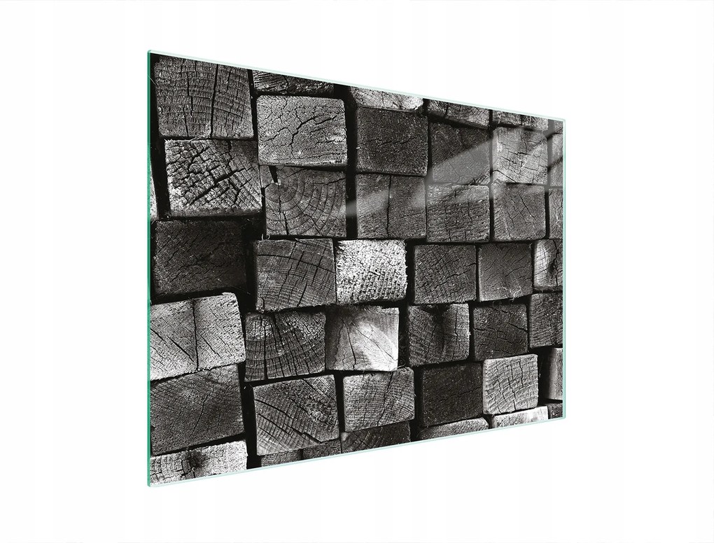 Üveg Vágódeszka 30x22 Fa Edzett Üveg