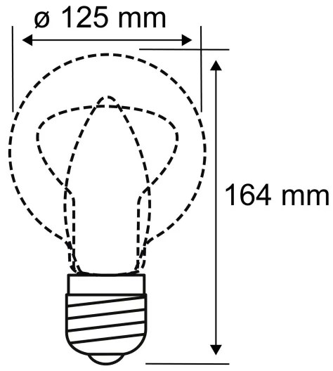 LED Izzó INNER G125 E27/3,5W/230V 1800K - Paulmann 28875