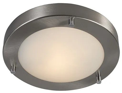 Modern mennyezeti lámpa acél 18 cm IP44 - Yuma