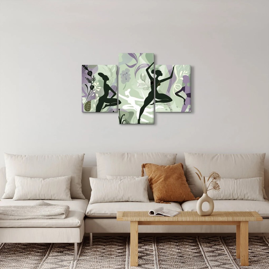 Kép - A táncosok illusztrációja (90x60 cm)