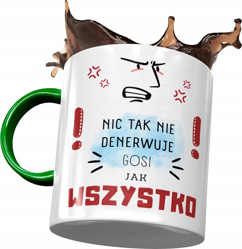 Zöld Bögre Gosi Feleség Barátnő Ajándék Nyomtatott Fotóval