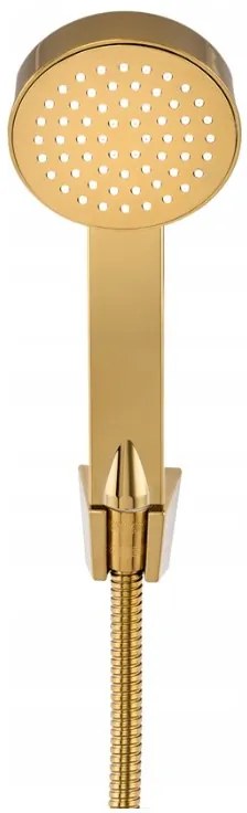 Gamma, kézizuhany szett ponttartóval, arany fényes, GMA-KAT00721