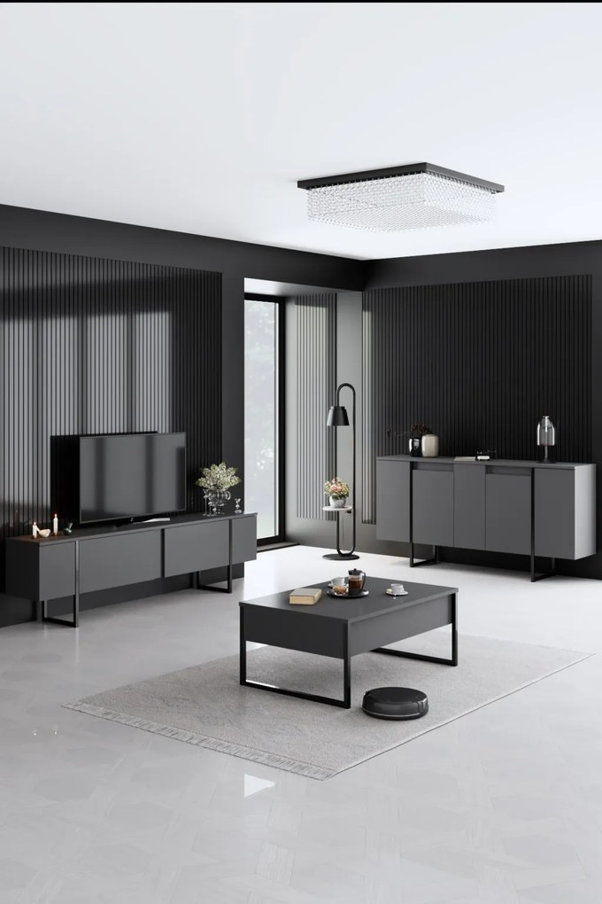 Luxe - antracit/fekete
