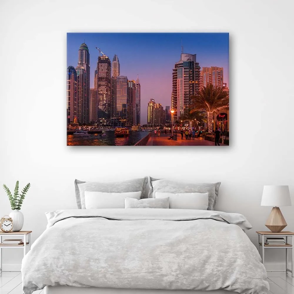 Gario Vászonkép Dubai este Méret: 100 x 70 cm