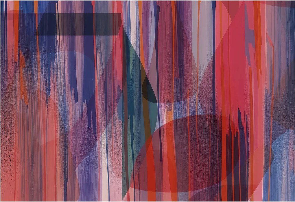 Fotótapéta Flizelina Nappali és Hálószoba Irodába Szivárvány csíkok 152x104 Ragasztó