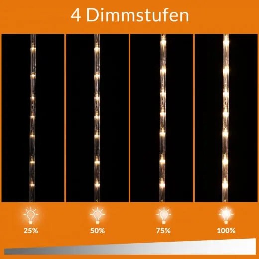 monzana® Mikulás létrán - 120 LED diódával