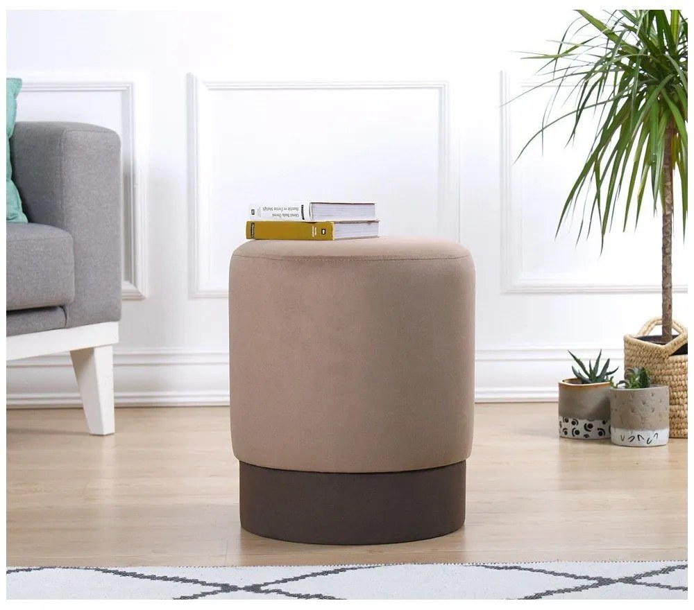 Világosbarna puff Ropp – Artie