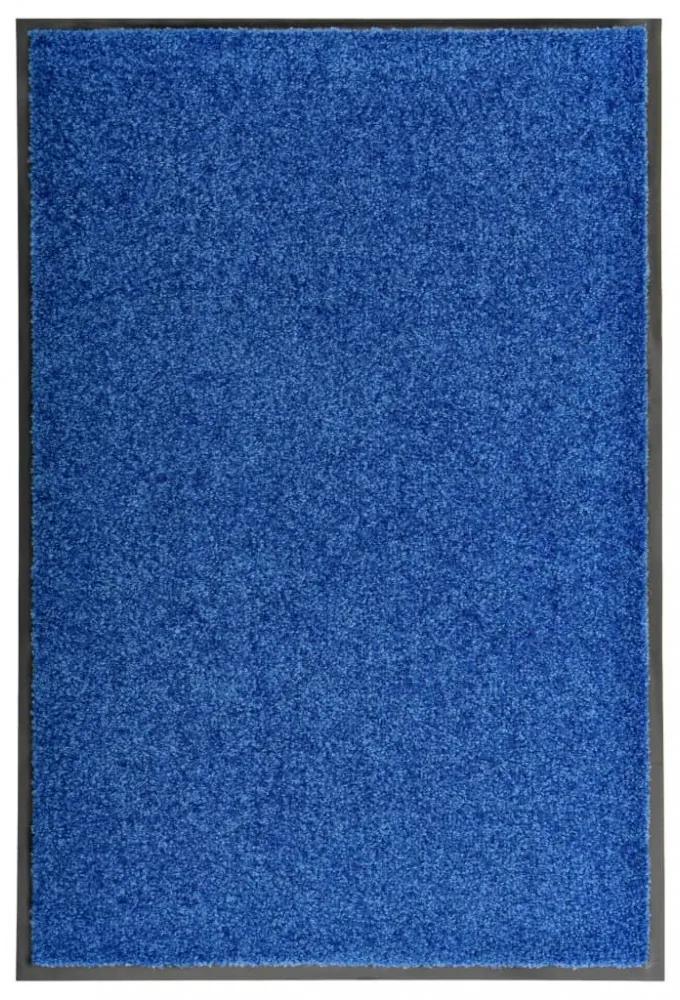 vidaXL kék kimosható lábtörlő 60 x 90 cm