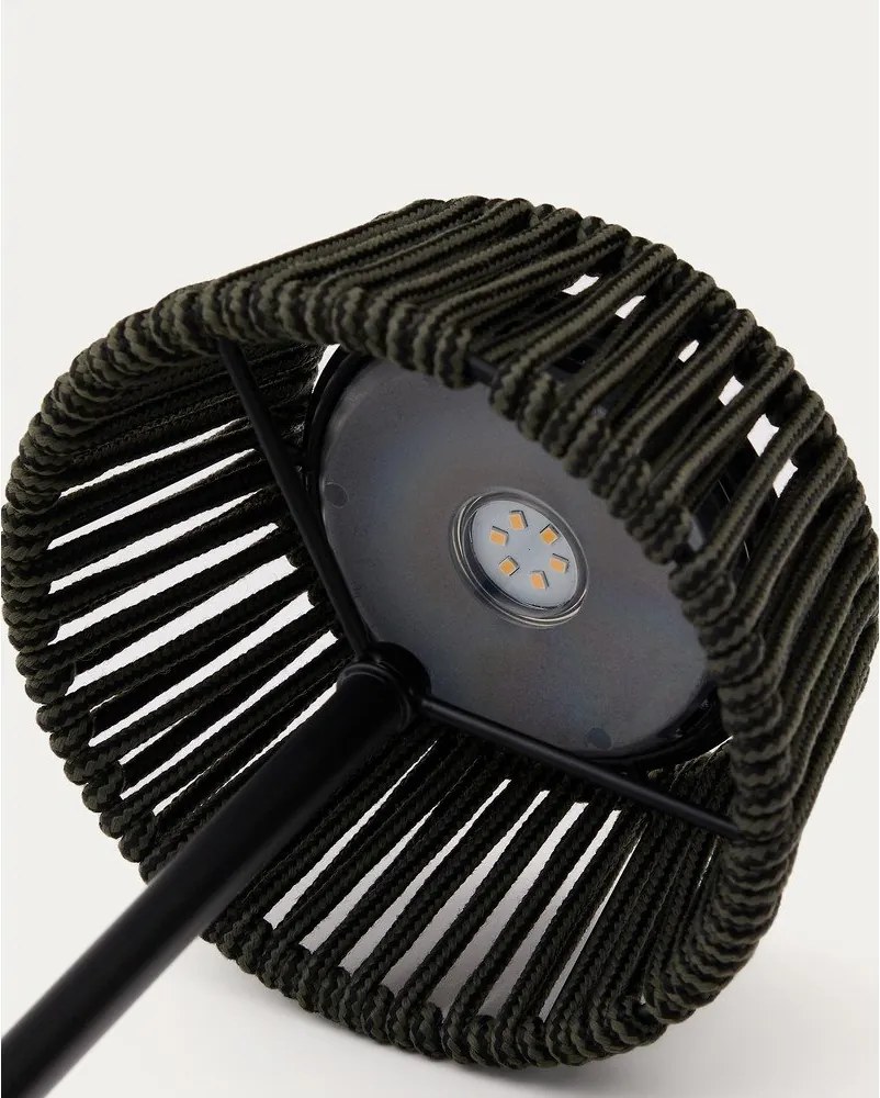 Napelemes LED asztali-hordozható kültéri lámpa ø 11 cm Aldet – Kave Home