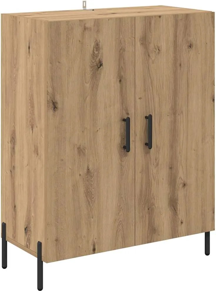 vidaXL Széf Artisan tölgy 69,5 x 34 x 90 cm Faanyag