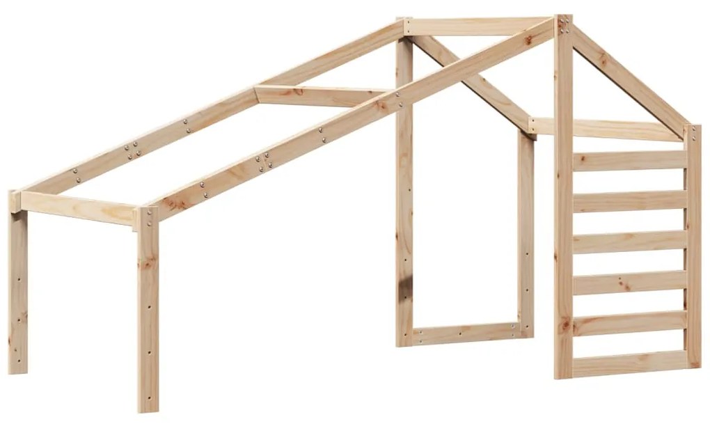 vidaXL tömör fenyőfa gyerekágytető 198 x 87 x 113 cm