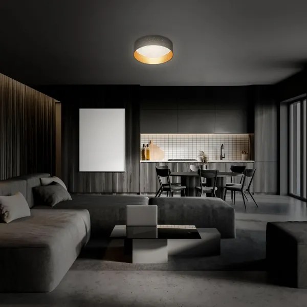 Briloner 3882-015 - LED Mennyezeti lámpa MAILA STARRY LED/18W/230V fekete/arany