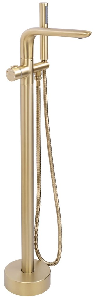 Szabadon álló padló csaptelep Rea CLARK BRUSH GOLD