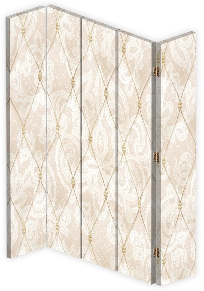 Gario Paraván Serene bézs Méret: 180 x 170 cm, Kivitelezés: Forgó paraván 360°