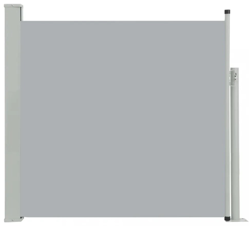 szürke kihúzható oldalsó teraszi napellenző 170 x 300 cm