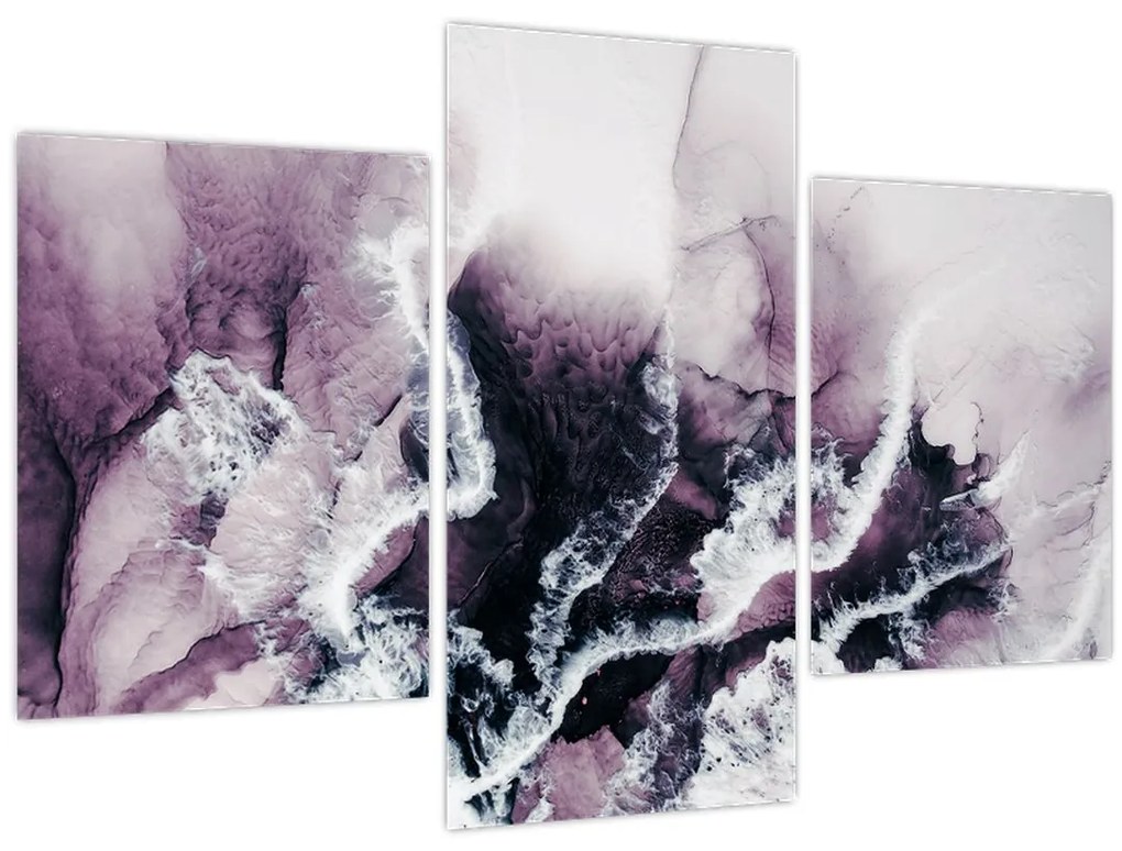 Kép - Lila márvány N⁰2 (90x60 cm)