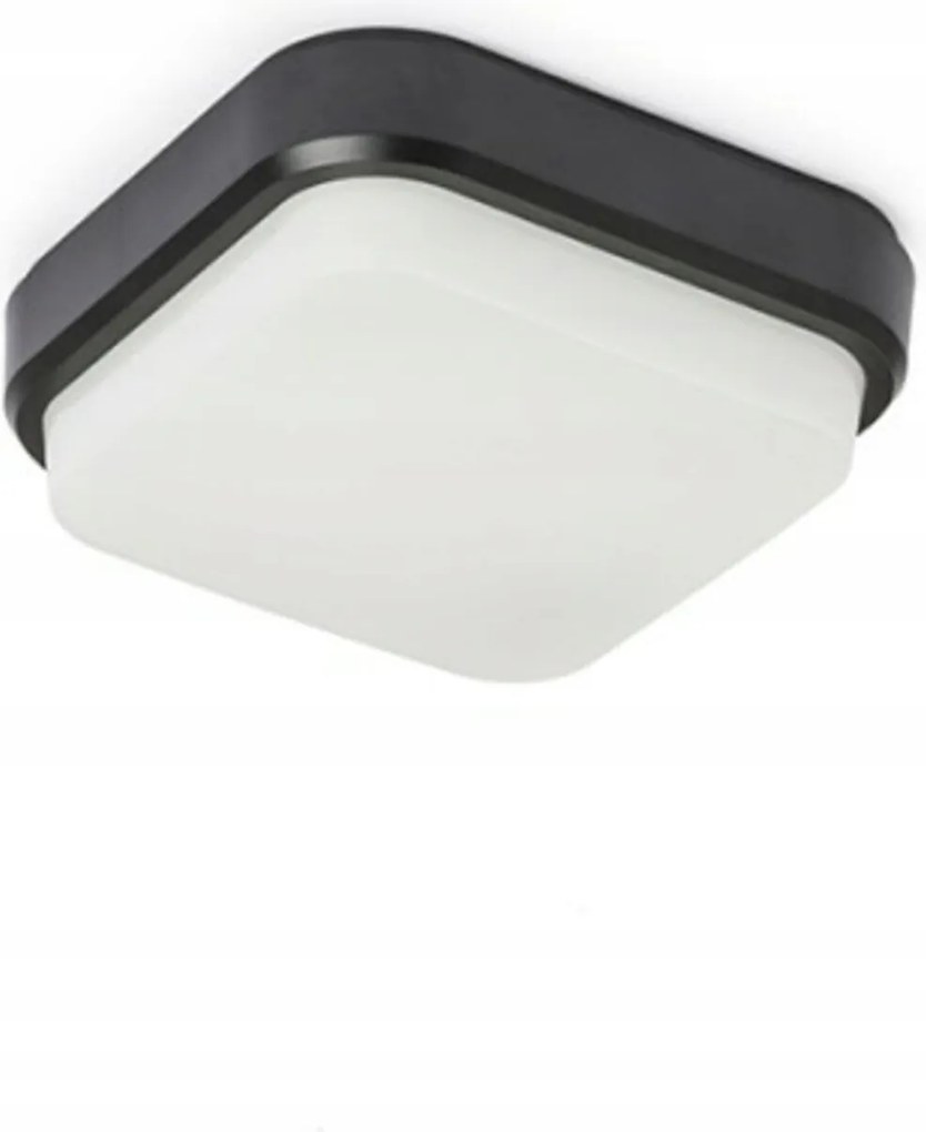 Felületre szerelhető Led lámpatest Rendl Taris Sq 17 fekete 8W IP54 3000K 230V