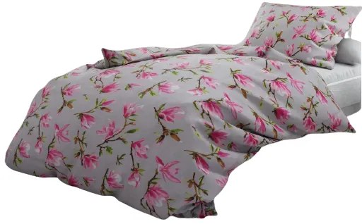 Magnolia krepp ágyneműhuzat TiaHome - 1x Párna 90x70cm, 1x Paplan 140x200cm