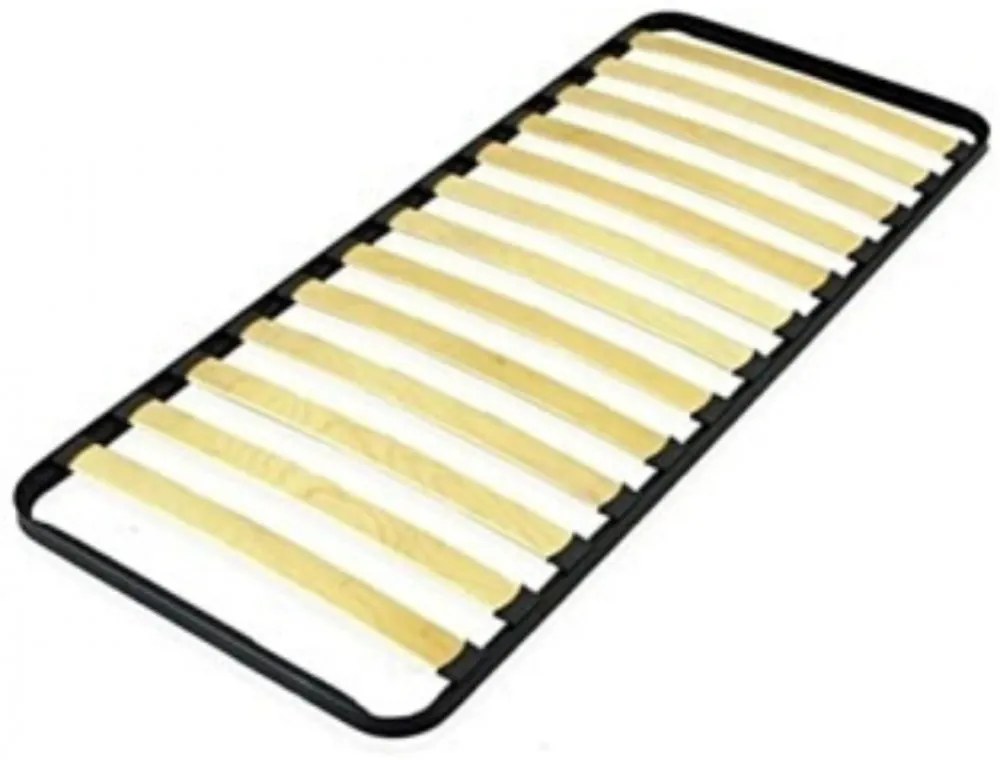 Romero 90x200 cm fém ágyrács Fekete N