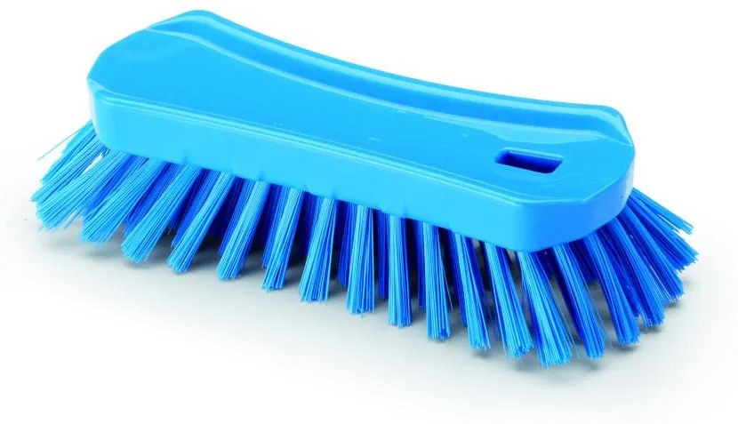 Igeax élelmiszeripari ergonómikus kézi súroló kefe kék 0,5mm közepes sörtével