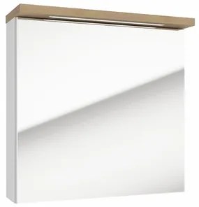 Naturel Stilla tükrösszekrény + led 60x60 cm tükrösszekrény STILLAE06017