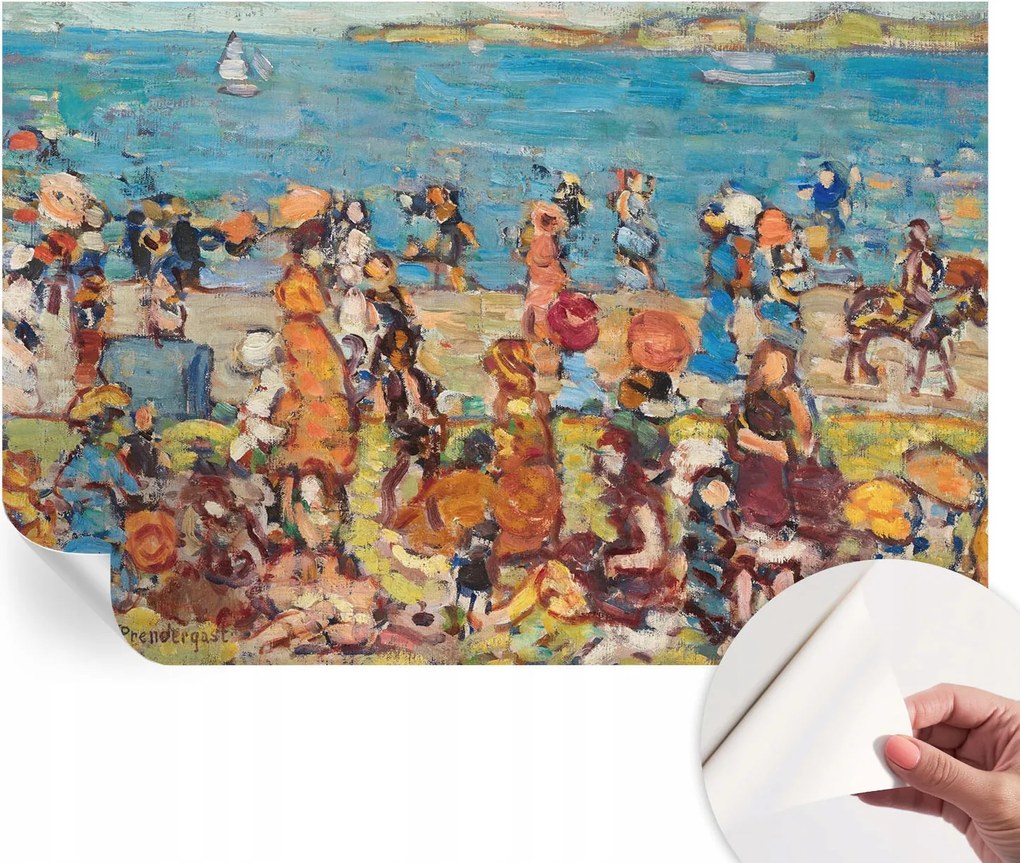 Öntapadós fotótapéta Nappaliba és Hálószobába Strand jelenet 104x70