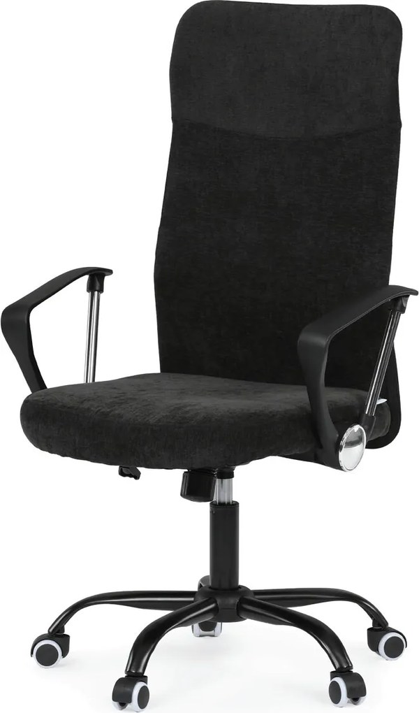 KA-W3109 fekete szövet irodai szék hinta mechanizmussal