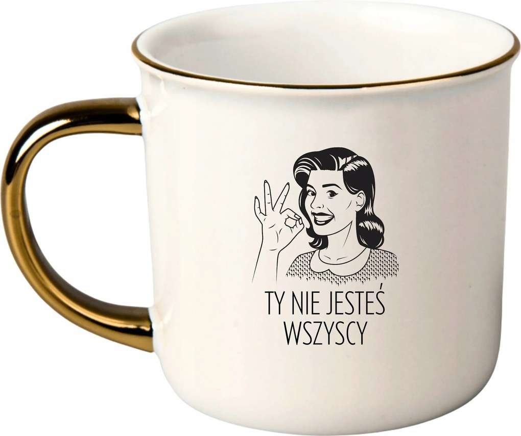 Bögre Fehér Arany Rant Ajándék Vicces Anyák Napja Te Nem Vagy Minden