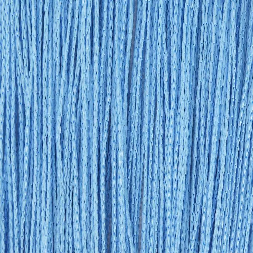 2 db világoskék zsinórfüggöny 140 x 250 cm