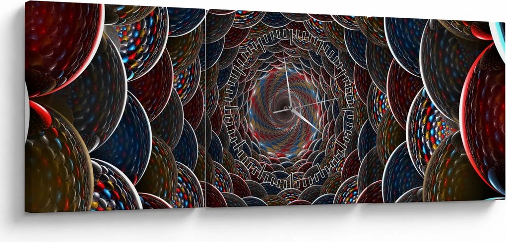 Kép - Vortex (órával) (90x30 cm)