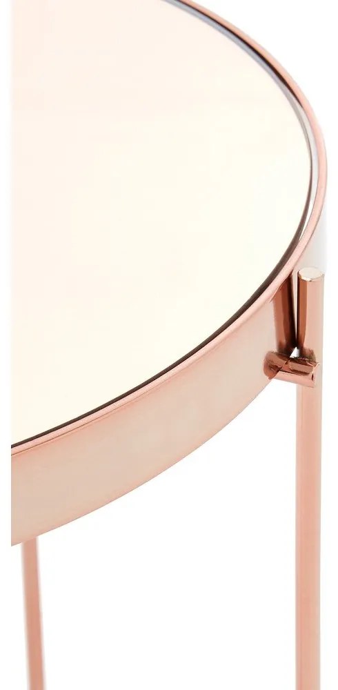 Kerek tárolóasztal üveg asztallappal ø 43 cm Allure – Premier Housewares