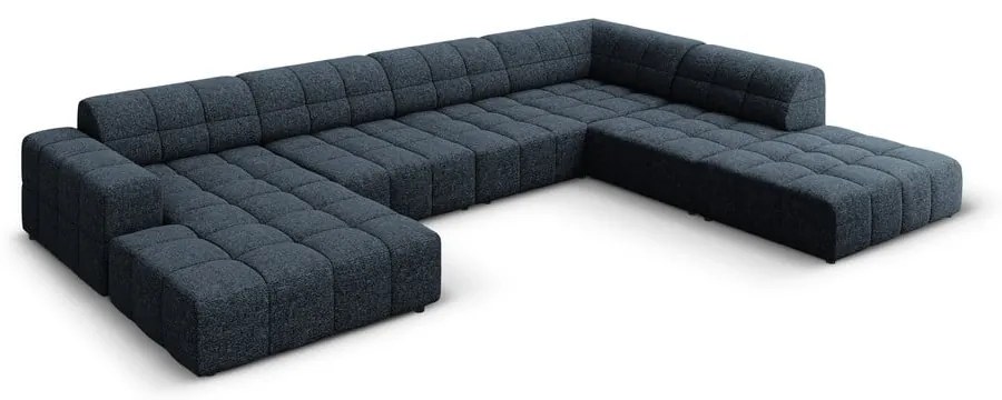 Kék sarokkanapé (jobb oldali-U alakú) Chicago – Cosmopolitan Design