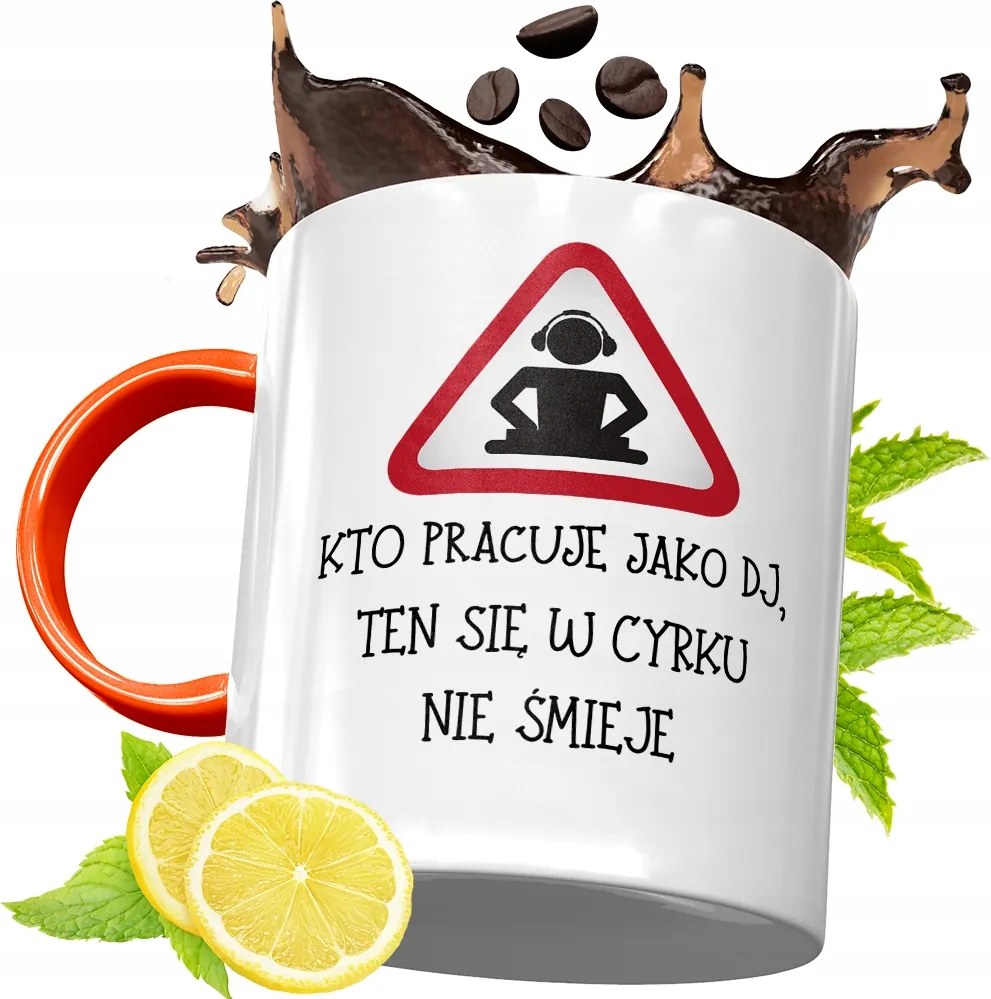 Narancssárga Bögre Dja Ajándék fényképes nyomtatással