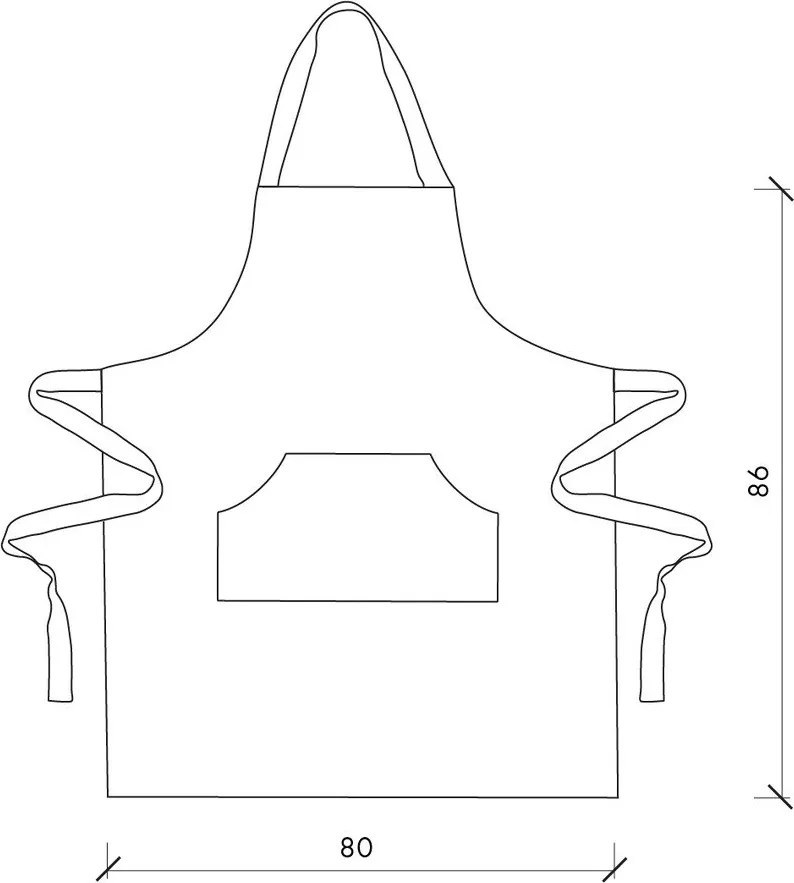 Pamut kötény Rubi – noo.ma