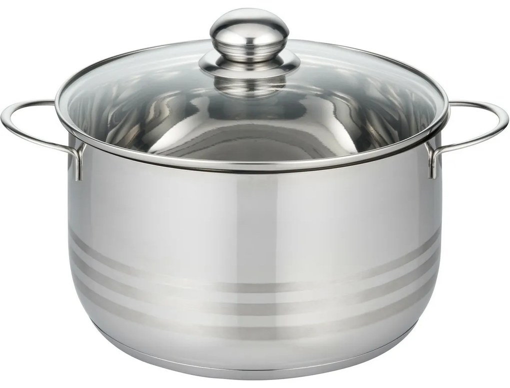 Elo 22224 Basic Rozsdamentes acél edény Brillant24 cm, 5,4 l, 5,4 l
