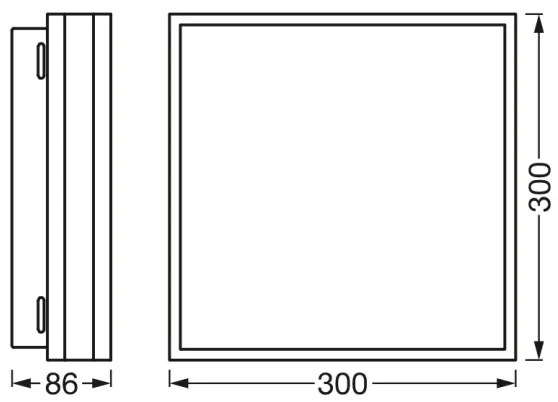Ledvance - LED Dimmelhető mennyezeti lámpa SMART+ MAGNET LED/26W/230V Wi-Fi