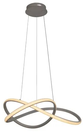 Fényerőszabályozható LED csillár kábeles függesztéssel LED/85W/230V 3000-6500K + távirányító