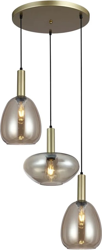 Italux modern függeszték gater arany itxpnd-23541-3-gd-ch