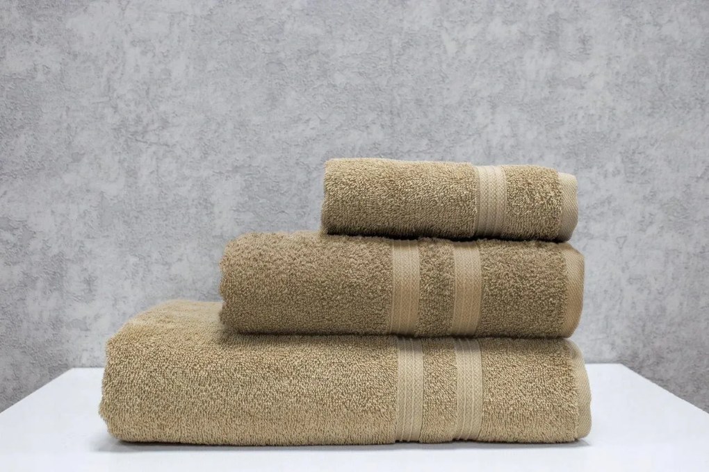 Frottír törölköző Violka 50x100cm 450g bézs