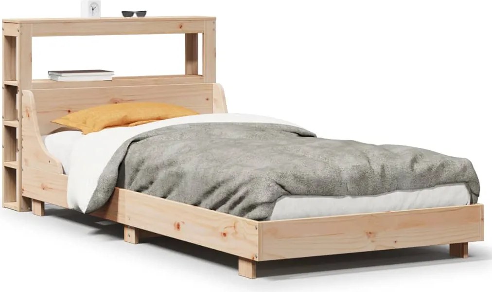 vidaXL tömör fenyőfa ágykeret matrac nélkül 90 x 190 cm