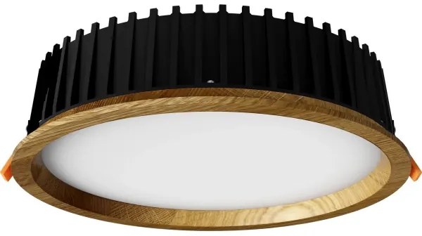 APLED - LED Lámpa RONDO WOODLINE LED/18W/230V 4000K átm. 26 cm tölgy tömör fa