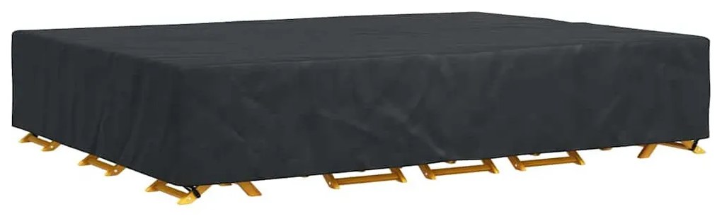 Kültéri bútorhuzat Fekete 350 x 260 x 90 cm 210D