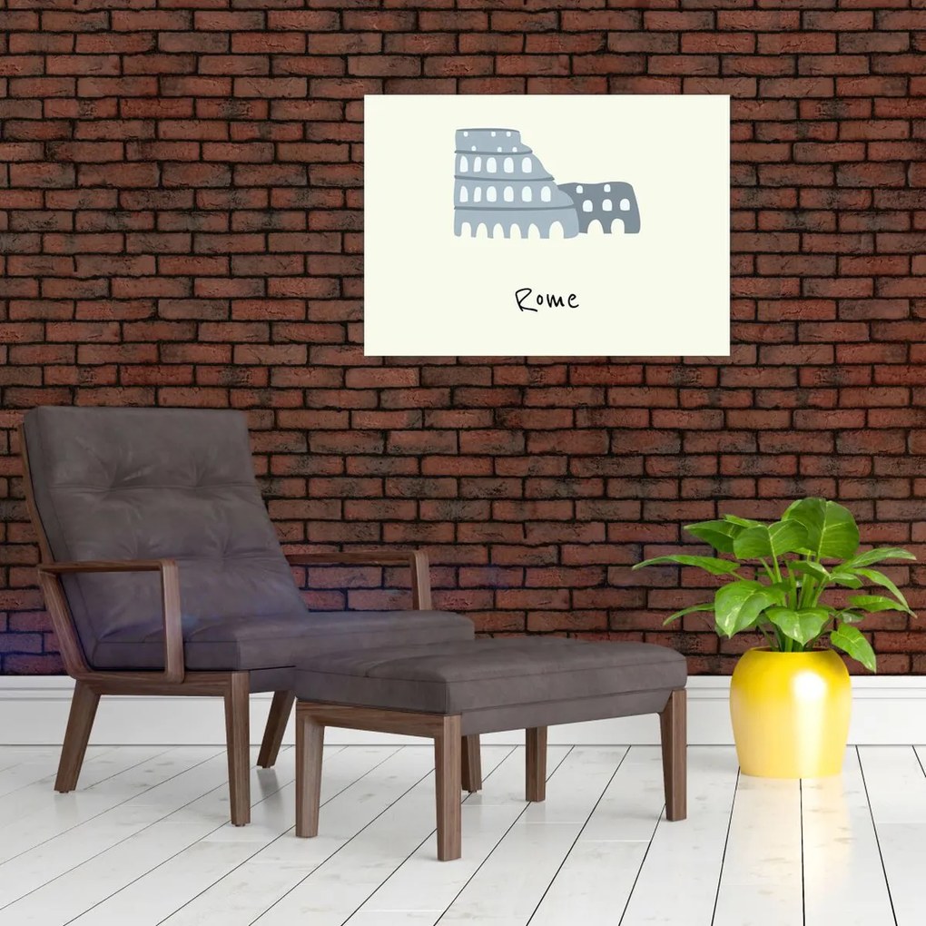 Üveg kép - Európa városai N⁰2 (70x50 cm)