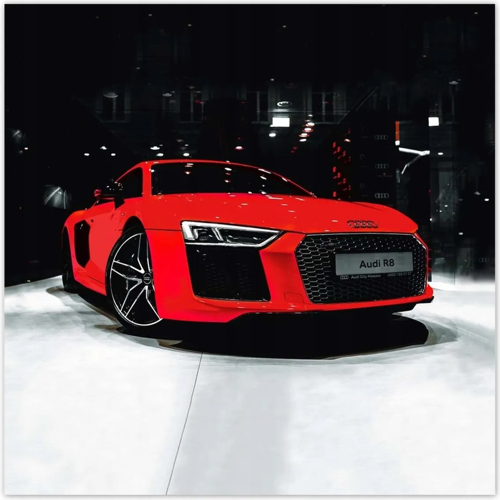 Poszterek 140x140 Piros Audi Audica R8