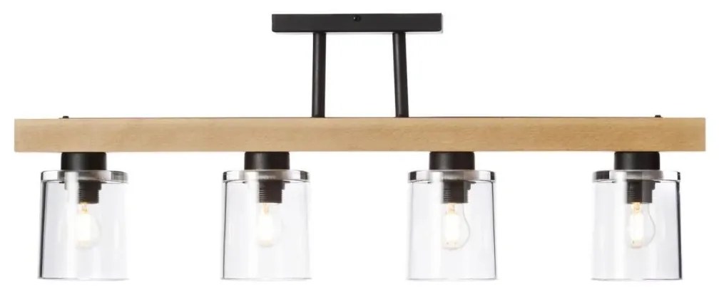 Felületre szerelhető csillár RUSTIC RADIANCE 4xE27/60W/230V