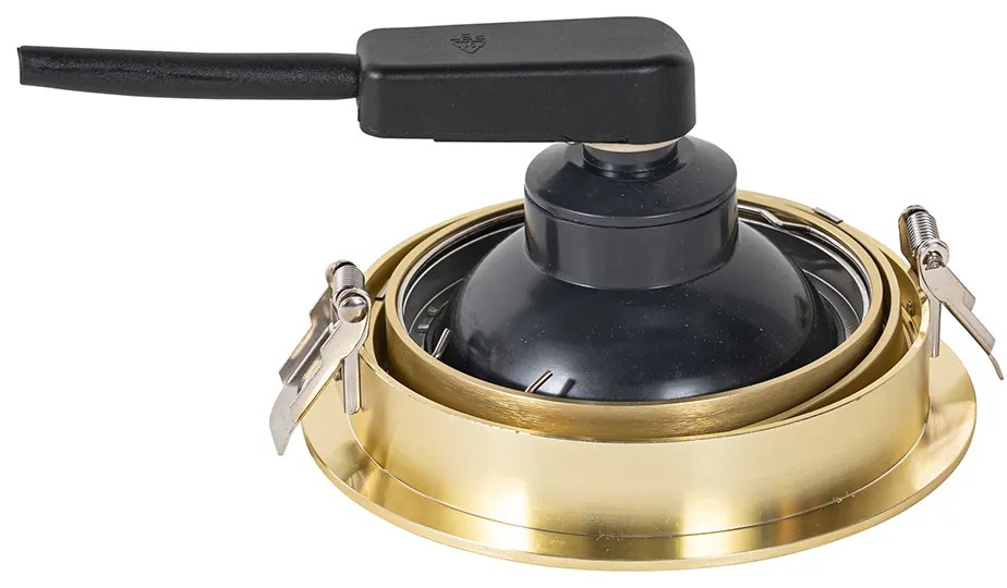 Modern beépített reflektor arany színű, állítható - Coop 111 Honey