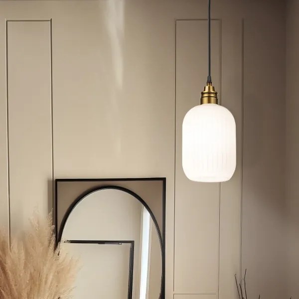 Kábelre függesztett csillár HECTOR 1xE27/15W/230V átmérő 14 cm