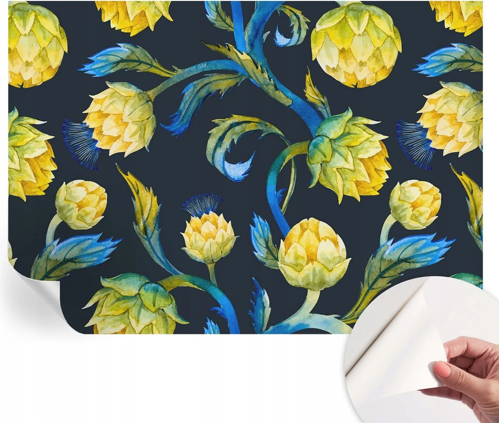 Dekoratív Öntapadós Tapéta Divatos Minták Növényi virtuóz 208x146 cm