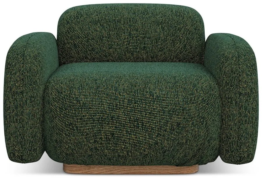 Sötétzöld fotel Ailani – Makamii