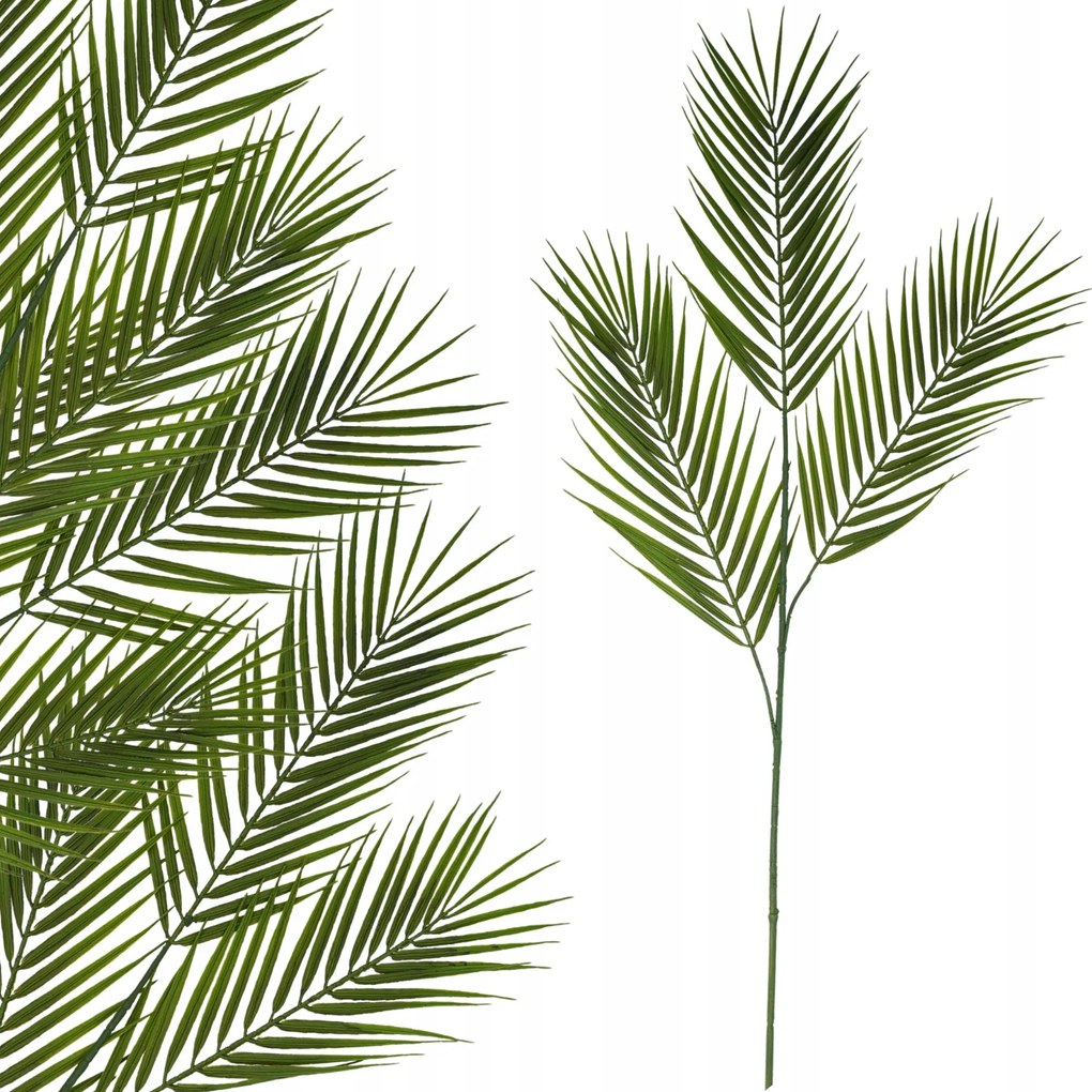Mesterséges Pálma Szilikon Pálma Ágak Pálma Levelek 105 CM Sűrű Gallyak